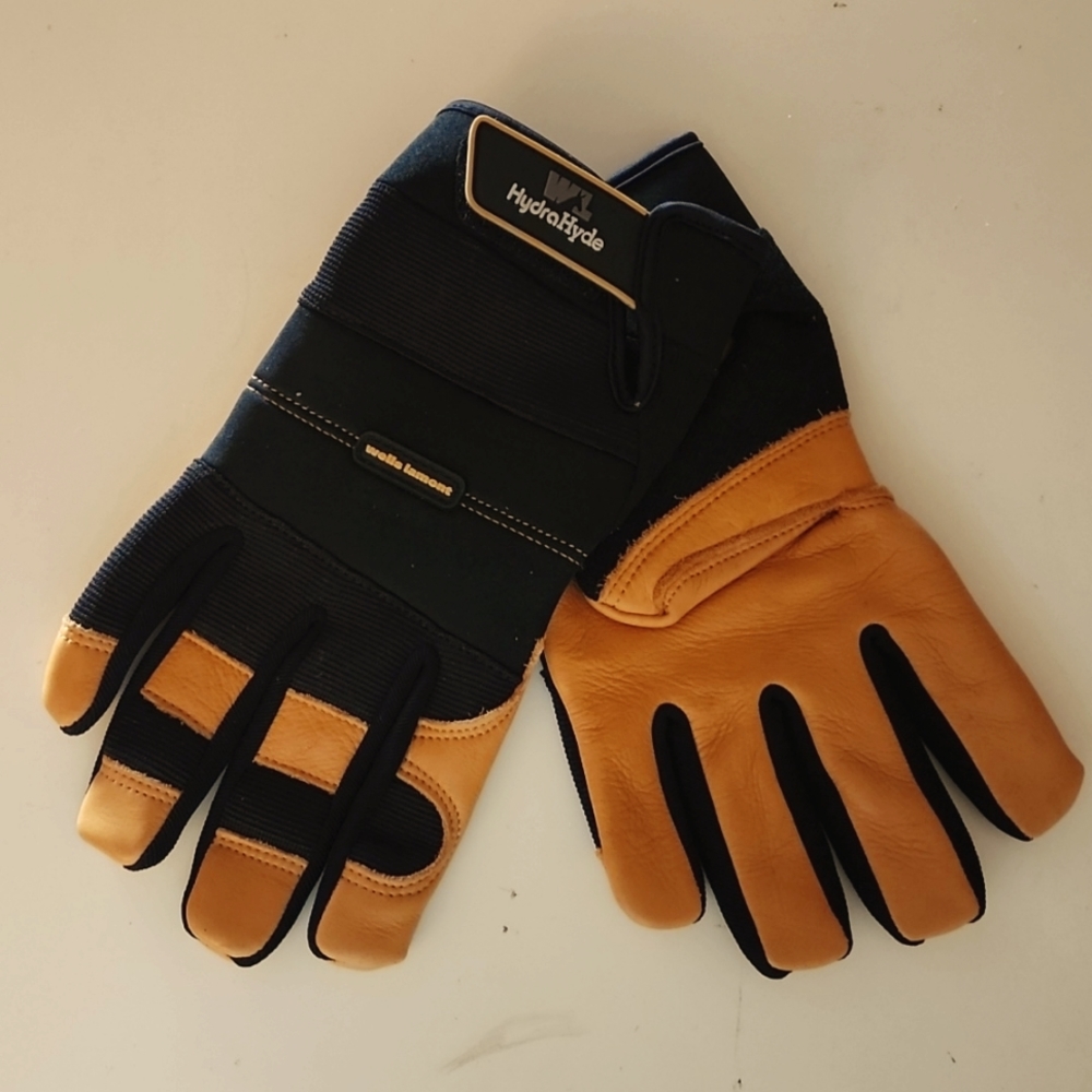 HydraHyde Heavy Duty Water Resistant CowHide Gloves - Picture 4 of 6